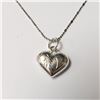 Image 1 : SILVER HEART 20" NECKLACE