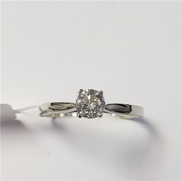 14K  DIAMOND (0.3CT) RING SIZE 6