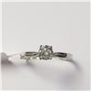 Image 1 : 14K  DIAMOND (0.3CT) RING SIZE 6