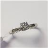 Image 2 : 14K  DIAMOND (0.3CT) RING SIZE 6