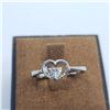 Image 1 : SILVER CZ RING SIZE 8