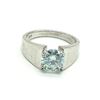 Image 1 : SILVER MOISSANITE (2.25CT) RING SIZE 10
