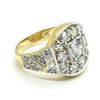 Image 2 : GOLD PLATED SILVER CZ(3.1CT) RING SIZE 10