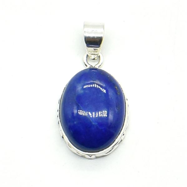 SILVER LAPIS(12.75CT) PENDANT