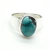 Image 1 : SILVER TURQUOISE(8.1CT) RING SIZE 9.5