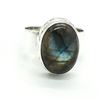 Image 1 : SILVER LABRADORITE(10.8CT) RING SIZE 6
