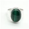 Image 1 : SILVER MELAKITE(11.7CT) RING SIZE 10