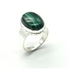 Image 2 : SILVER MELAKITE(11.7CT) RING SIZE 10