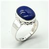 Image 2 : SILVER LAPIS(10.8CT) RING SIZE 10