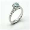 Image 2 : SILVER MOISSANITE (1.35CT) RING SIZE 6.5
