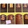 Image 2 : Baseball Hall Of Fame Plaque Cards 135+