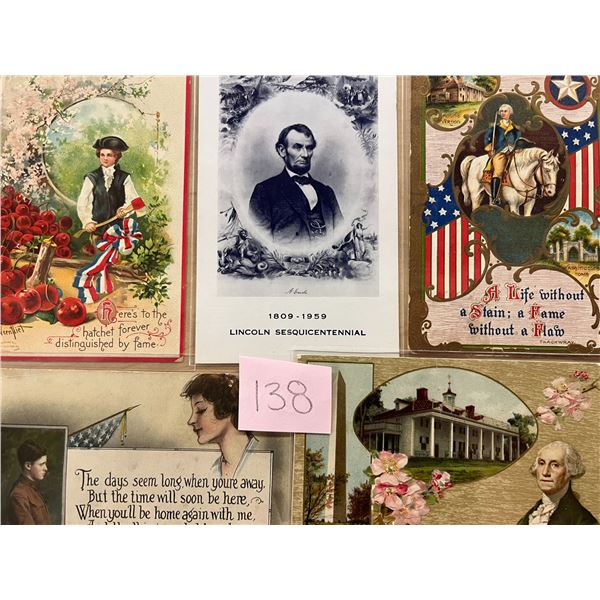 Patriotic Flags Holiday Greetings 45 Cards