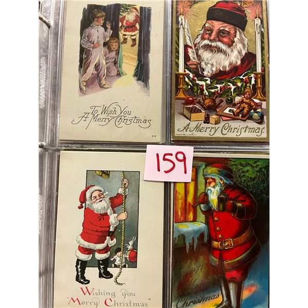 Santa Christmas Holiday Greeting Album Approx. 70 Cards