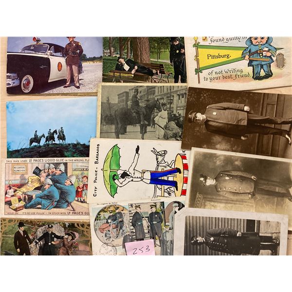 Police Officers on Postcards 40 Cards