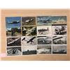 Image 1 : Military Aircraft & Airplanes 24 Postcards