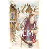Image 2 : 2 Santa Hold to Lights Purple & Green Robes Postcards