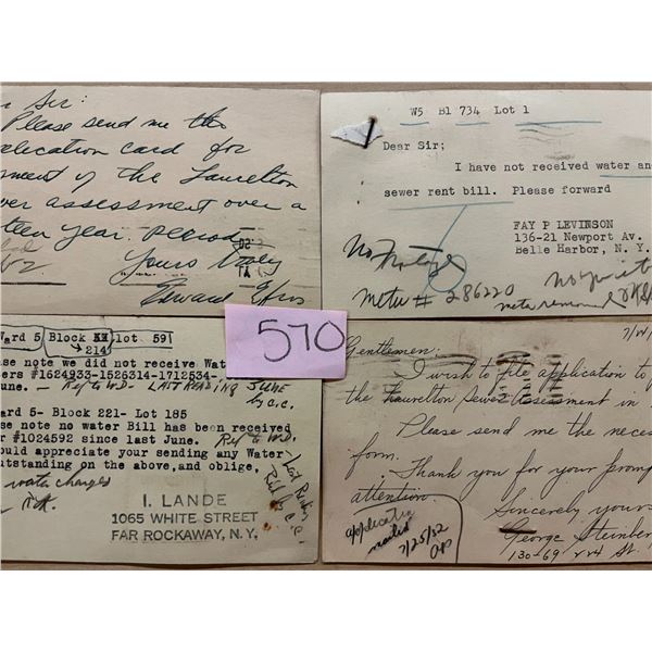 Long Island New York Government Postal Cards Approx. 150+