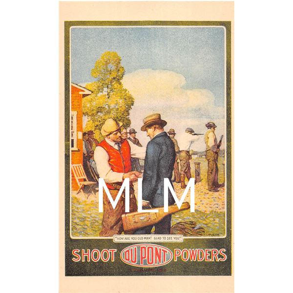 Advertising Set of 13 Shoot Dupont Powders Hunting & Animals Postcards