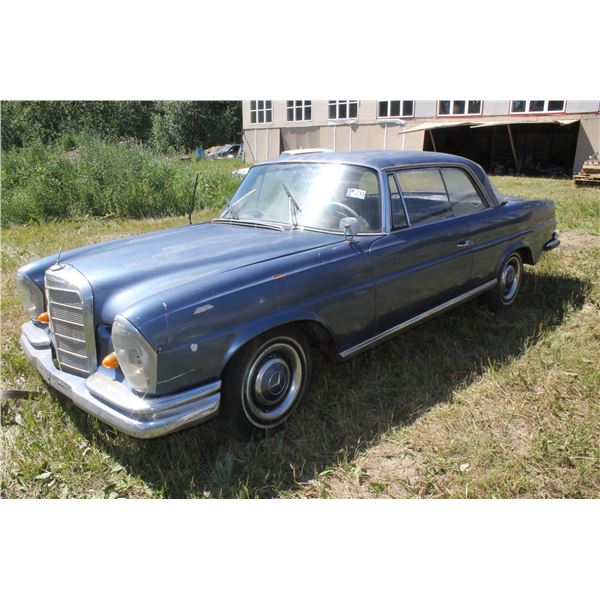 1964 Mercedes, 220 SE, Blue (2 Door), Approx. 60,000 Miles. VIN- 111 021-12025648