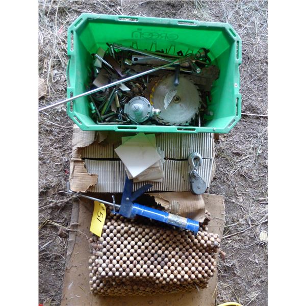 Caulk Gun, Sockets and Saw Blades