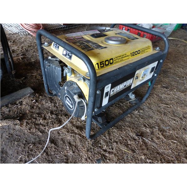 1200-1500 Champion Gen Set (As Is)