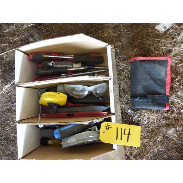 3- Boxes of Tools and Levels