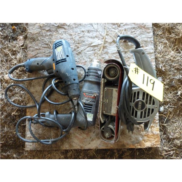 2- Heat Guns and Sander