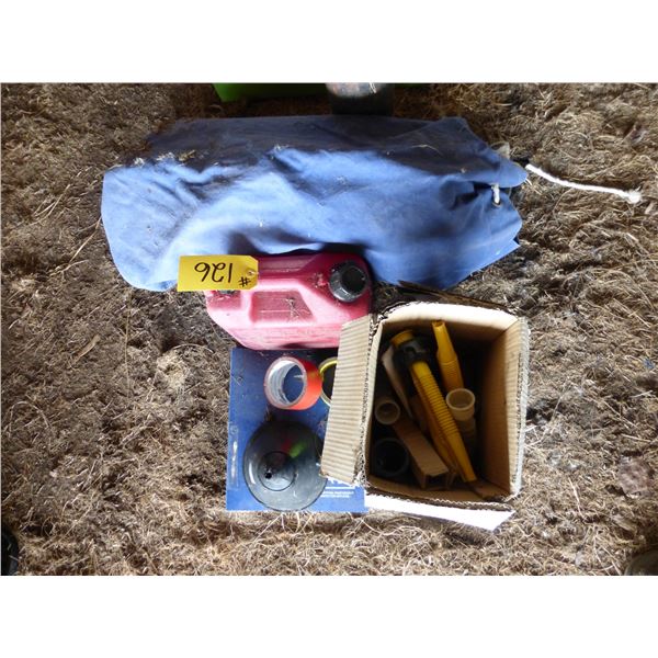 Tent, Gas Gun, Tapes and Funnel