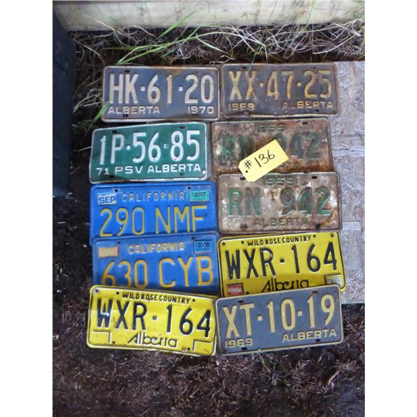10- License Plates