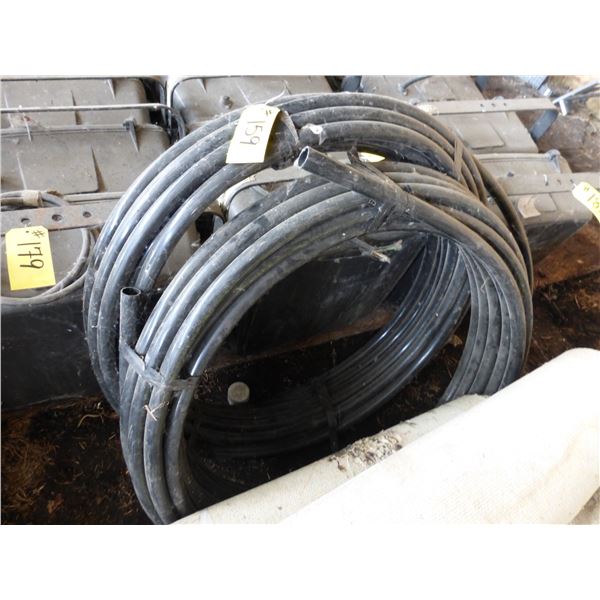 2- Rolls of Black Plastic Pipe
