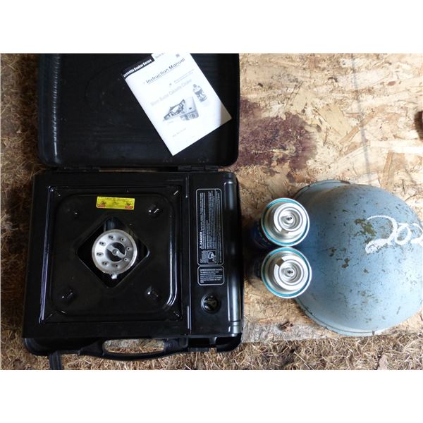 Cassette Cooker, Butane and Helmet