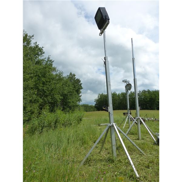 30' Telescopic Alum. Light Stand