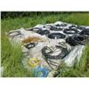 Image 1 : Large Qty of Cable, Wiring, Cords, Triplex Wire and Tarp