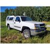 Image 1 : 02/04 Silverado 4x4, Reg. Cab, V8- 5 spd, Canopy, #1GCEK14X44Z253255 (Has Ignition Key & like new sp
