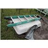 Image 1 : Green Step Ladder, Car Rack and Brown Tarp