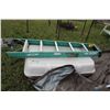 Image 2 : Green Step Ladder, Car Rack and Brown Tarp