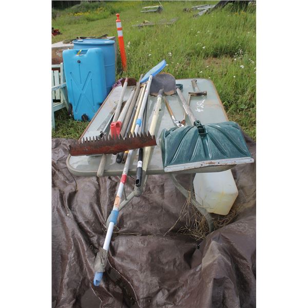 Glass Table and Misc. Tools