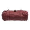 Image 4 : Fendi Wine Red Leather Selleria Shoulder Bag
