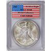 Image 1 : 2002 American Silver Eagle .999 Fine Silver Dollar Coin PCGS MS68