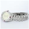 Image 5 : Rolex Ladies Stainless Steel Yellow Diamond & Ruby 26MM Datejust Wristwatch
