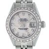 Image 1 : Rolex Ladies Stainless Steel Pink MOP Diamond 26MM Datejust