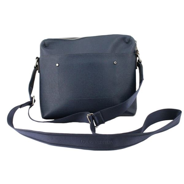 Louis Vuitton Navy Blue Taiga Leather Grigori PM Messenger Bag