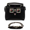 Image 1 : Fendi Black Leather Dotcom Small Shoulder Bag