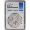 Image 1 : 2018 American Silver Eagle .999 Fine Silver Dollar Coin NGC MS70