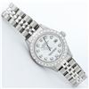 Image 3 : Rolex Ladies Stainless Steel White Diamond 26MM Datejust Wristwatch