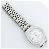 Image 6 : Rolex Ladies Stainless Steel White Diamond 26MM Datejust Wristwatch