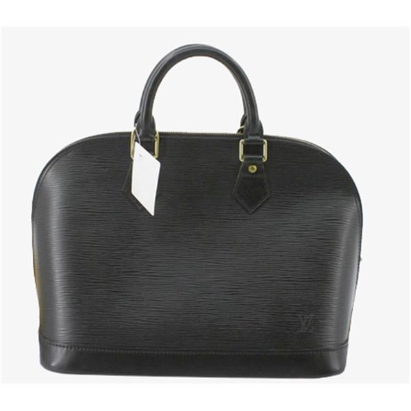 Louis Vuitton Black Epi Leather Alma PM Handbag