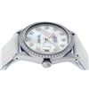 Image 7 : Rolex Mens Stainless Steel Mother Of Pearl Diamond 36MM Datejust Wristwatch With