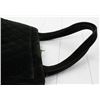 Image 4 : Chanel Black Quilted Suede CC Tote Bag