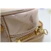 Image 7 : Chanel Beige Quilted Patent Leather Top Handle Vanity Case 2Way Bag